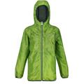 Regatta Regatta Great Outdoors Childrens Girls Printed Lever Pixel Jacket (Electric Lime) - Green - 5