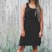 ATM Anthony Thomas Melillo Women'S Slub Jersey Stripe Tank Dress - Black