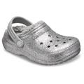 Crocs Crocs Childrens/Kids Classic Glitter Clogs (Silver) - Grey - 1