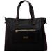 Badgley Mischka Rose Vegan Leather Weekender Tote Bag - Black