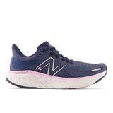 New Balance Women'S Fresh Foam X 1080V12 Shoes - Wide Width - Navy/Pink - Blue