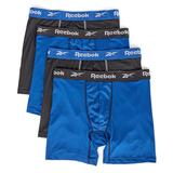 Reebok Men's 4 Pack Performance Boxer Brief (Core) - Blue