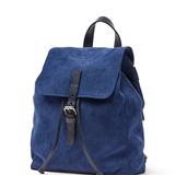 THE DUST COMPANY Leather Backpack Blue Venice Collection - Blue