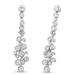 Haus of Brilliance 18K White Gold 3.15 Cttw Round Diamond Waterfall Drop Dangle Stud Earrings (H-I Color, VS1-VS2 Clarity) - White