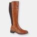 Cipriata Womens/Ladies Silvia Leather Zip High Leg Boot - Tan - Brown - 8