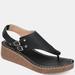 Journee Collection Journee Collection Women's Mckell Sandal - Black - 7.5