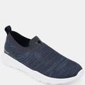 Vance Co. Shoes Vance Co. Pierce Casual Slip-on Knit Walking Sneaker - Blue - 10.5