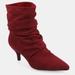 Journee Collection Journee Collection Women's Tru Comfort Foam Jo Bootie - Red - 10