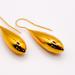 Le RÃ©ussi Italian Gilded Teardrop Statement Earrings - Gold