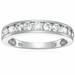 Vir Jewels 1 Cttw Diamond Wedding Band For Women, SI2-I1 Certified 14K White Gold Classic Diamond Wedding Band Channel Set, Size 4.5-10 - White - 8.5