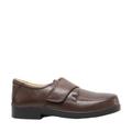 Roamers Mens Extra Wide Fitting Touch Fastening Casual Shoes - Brown - Brown - UK 13 / US 14