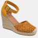 Journee Collection Journee Collection Women's Sierra Espadrille Sandal - Yellow - 12