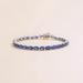 Juvetti Jewelry Salto Tennis Bracelet In Blue Sapphire - Blue