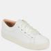 Journee Collection Women's Tru Comfort Foam Kinsley Sneaker - White - 7.5