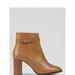 L.K. Bennett Bryony Camel Smooth Calf Leather Ankle Boot - Brown