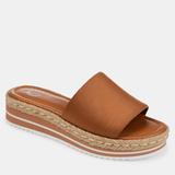 Journee Collection Journee Collection Women's Tru Comfort Foam Rosey Sandal - Brown - 7