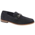 Roamers Mens Suede Slip-on Casual Shoes - Navy - Blue - UK 8 / US 9