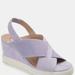 Journee Collection Journee Collection Women's Ronnie Wedge Sandal - Purple - 6
