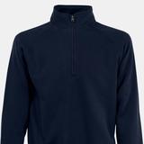 Fruit of the Loom Mens Zip Neck Sweatshirt - Deep Navy - Blue - XXL