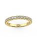 Brilliant Carbon River Of Light Band In Yellow Gold (1.05 Ct. Tw.) - Yellow - 6.5