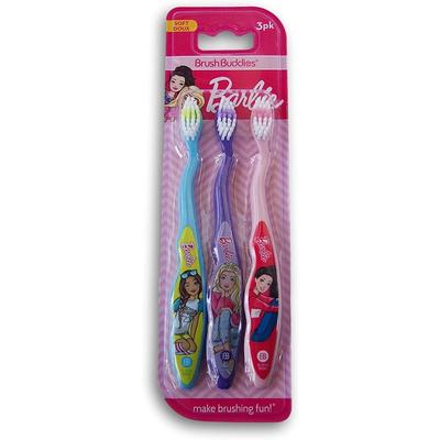Brush Buddies Barbie Toothbrush - 3 Pack