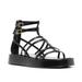 Tory Burch Women's Leather Gladiator Platform Sandals - Black