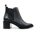 Yosi Samra Melissa Chelsea Boot In Black Leather - Black