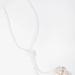 Saachi Style Baroque Knotted Pearl Necklace - White
