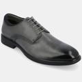 Vance Co. Shoes Kimball Wide Width Plain Toe Dress Shoe - Grey - 10.5