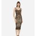 Dolce & Gabbana Marquisette Calf-Length Dress - Brown - 40