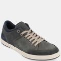 Territory Boots Pacer Casual Leather Sneaker - Grey - 13