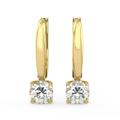 Brilliant Carbon Sirius Drop Earrings - Yellow Gold - Multiple Sizes - Gold - LAB-GROWN DIAMOND: 0.50 CARAT TOTAL WEIGHT