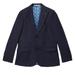 Burton Mens Checked Tweed Slim Suit Jacket - Navy - Blue - 38R