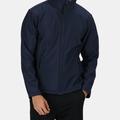 Regatta Professional Mens Classic 3 Layer Zip Up Softshell Jacket - Navy/Seal Gray - Blue - XL