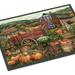 Caroline's Treasures 24 in x 36 in Pumpkin Patch and Fall Farm Door Mat Indoor/Outdoor