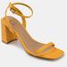 Journee Collection Journee Collection Women's Chasity Pump - Yellow - 6.5