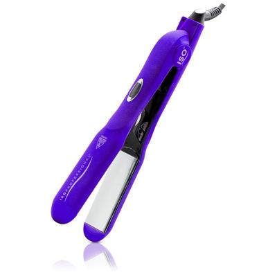 ISO Beauty Digital Infrared Technology 1.5" Titanium-Plated Flat Iron - Gold Collection - Purple