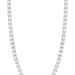 Sterling Forever Interlocking Curb Chain - White