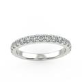 Brilliant Carbon River of Light Band In White Gold (1.05 Ct. Tw.) - White - 7