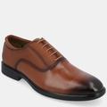 Vance Co. Shoes Vincent Plain Toe Oxford Shoe - Brown - 12