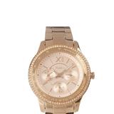 Fossil Women's ES5109 Rose Gold Stella Dress Watch - Pink