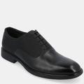 Vance Co. Shoes Vincent Plain Toe Oxford Shoe - Black - 11