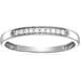 Vir Jewels 1/10 Cttw Diamond Wedding Band For Women, 10K White Gold Wedding Band With 10 Stones Prong Set - White - 8