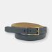 SFALCI 25mm Classic Beveled Edge Belt - Shark Grey w/Vintage Italian Buckle - Grey - 24''-26''