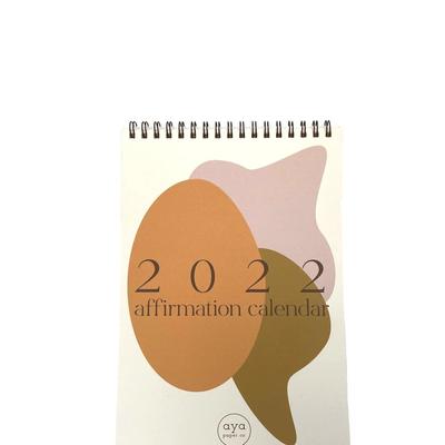 Aya Paper Co. 2022 Affirmation Calendar