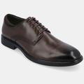 Vance Co. Shoes Kimball Wide Width Plain Toe Dress Shoe - Brown - 8