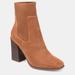 Journee Collection Journee Collection Women's Tru Comfort Foam Adalia Bootie - Brown - 9.5