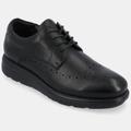 Vance Co. Shoes Ramos Wingtip Hybrid Dress Shoe - Black - 10.5