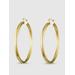 Bonheur Jewelry Selena Gold Filled Hoop Earrings - Gold - L