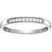 Vir Jewels 1/10 Cttw Diamond Wedding Band For Women, 10K White Gold Wedding Band With 10 Stones Prong Set - White - 6.5